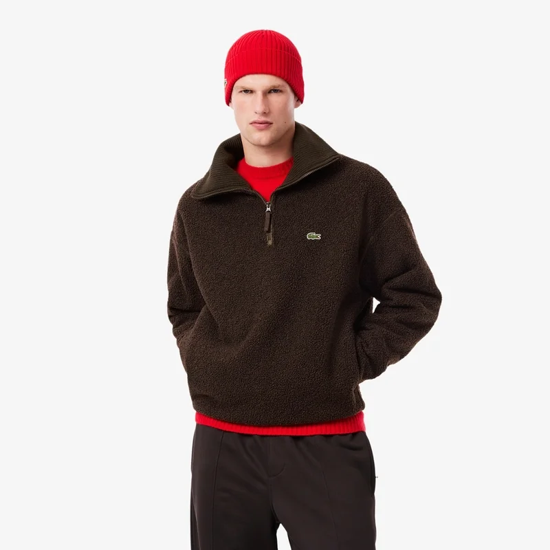Polaire Lacoste Marron