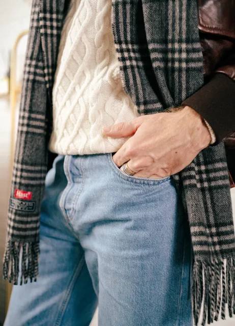tendance mode masculine automne hiver echarpe laine