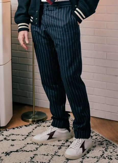 tendance mode masculine automne hiver pantalon flanelle
