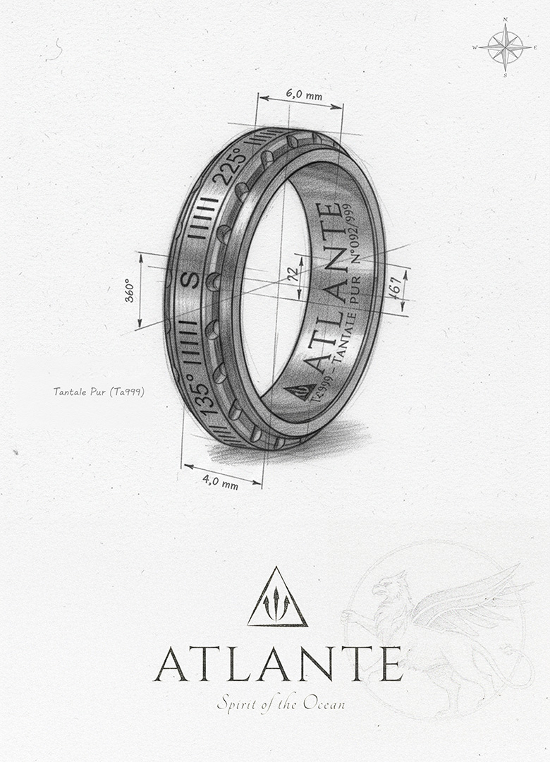 Atelier Tantale Atlante croquis