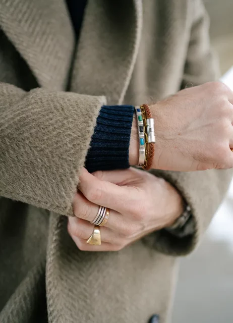 look pull en laine homme casual chic manche