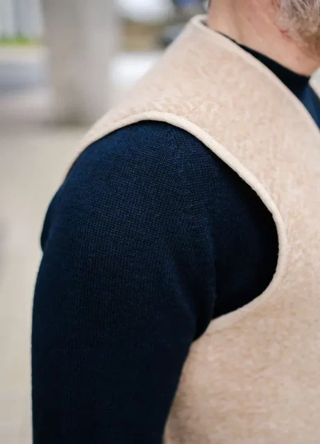 look pull en laine homme city outdoor gilet sans manche V2