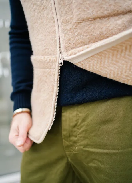 look pull en laine homme city outdoor layering