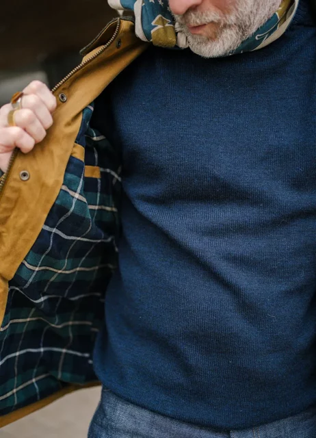 look pull en laine homme workwear maille