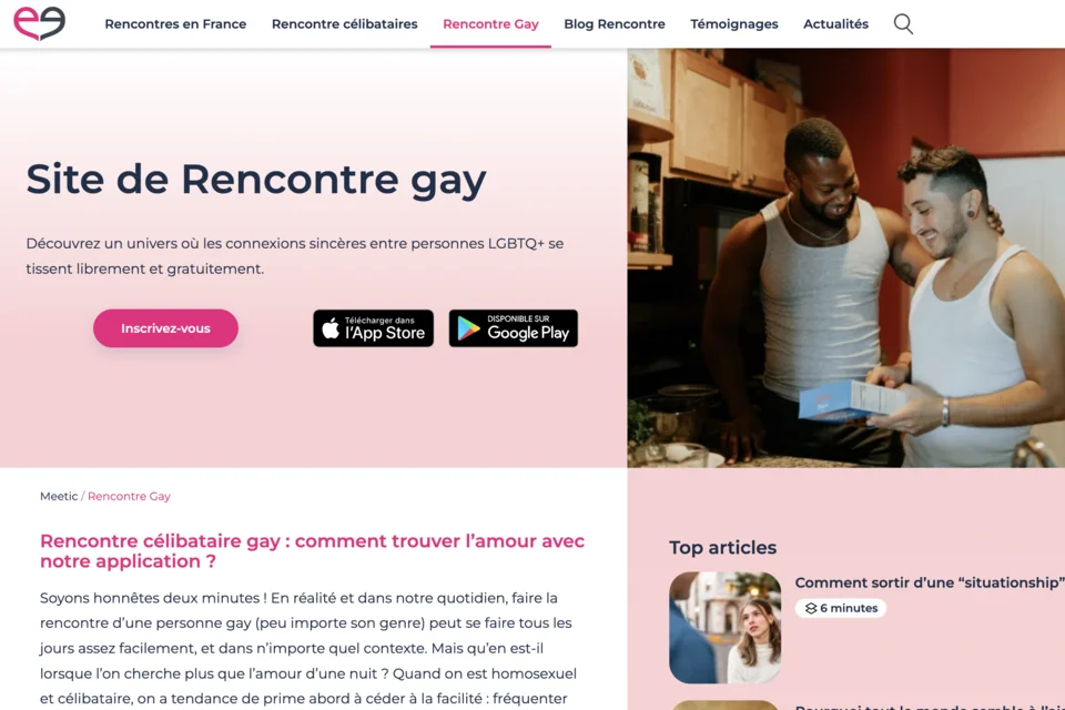 Meetic Appli Gay