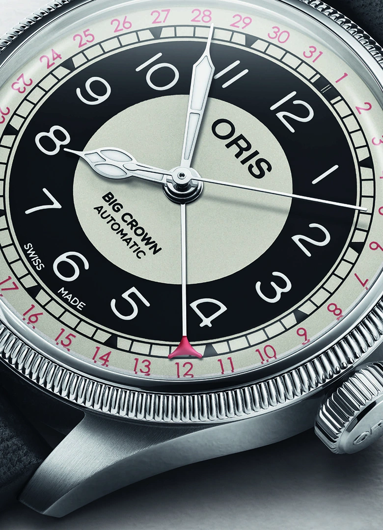 Oris Big Crown Pointer Date Bullseye 2026 cadran