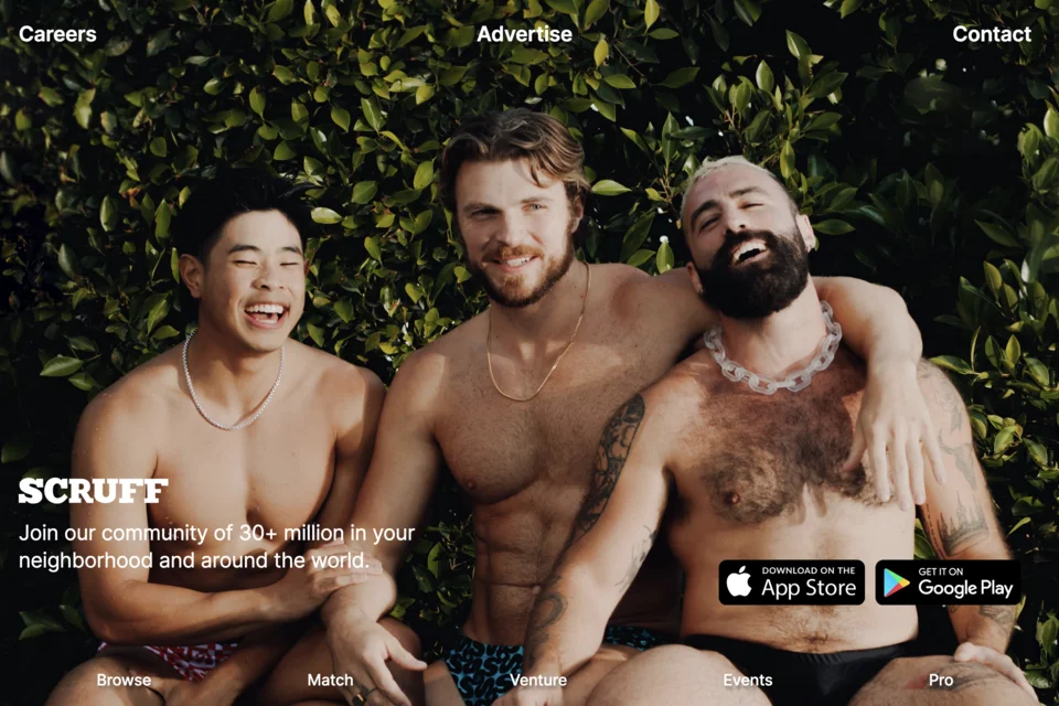 Scruff Appli Gay