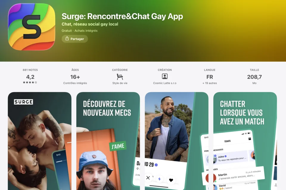Surge Appli Gay