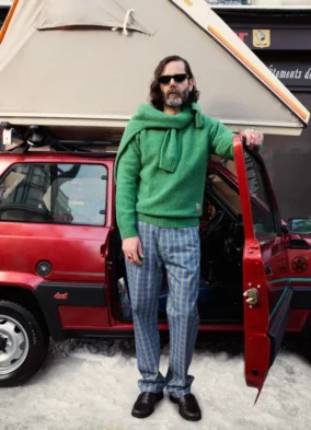 Vieux Campeur Pull Vert