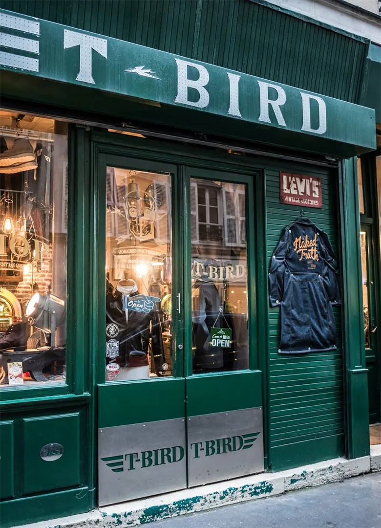 boutique friperie vintage paris t bird