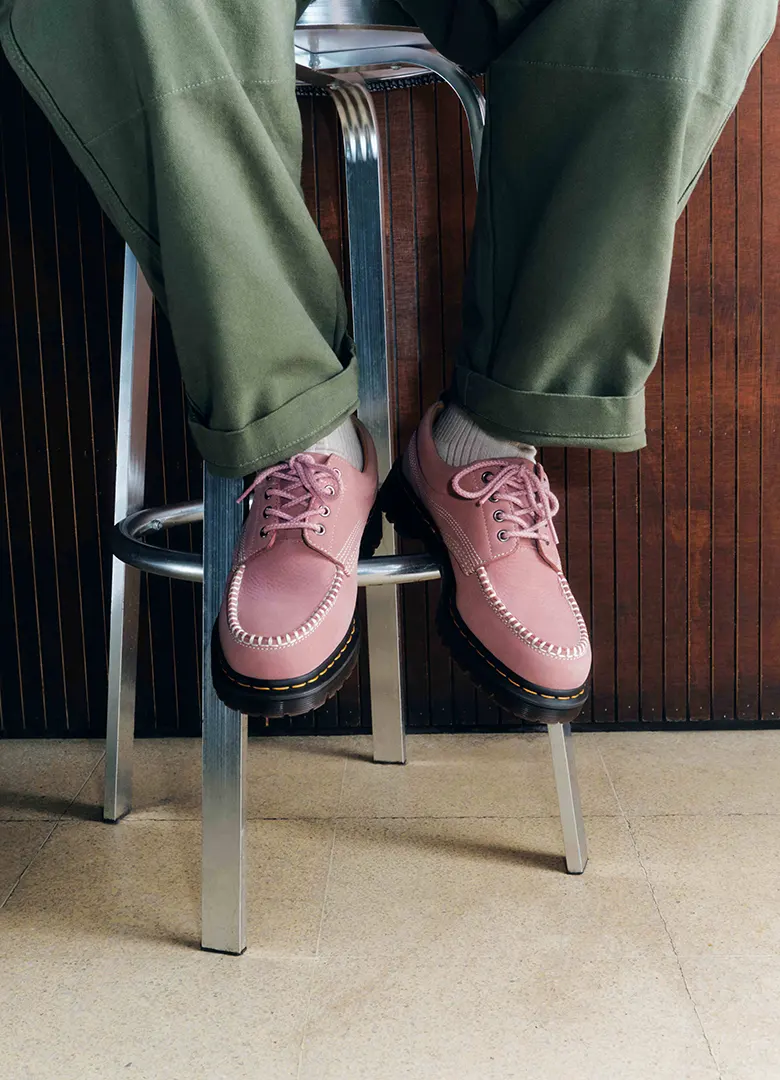 dr martens lowell cuir rose 2026