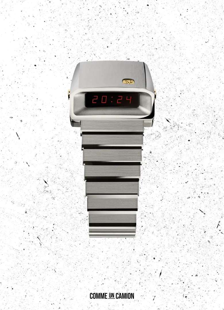 montre digitale design homme girard perregaux casquette 2