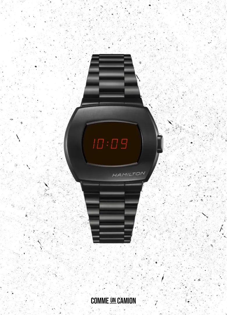 montre digitale homme hamilton psr digital quartz