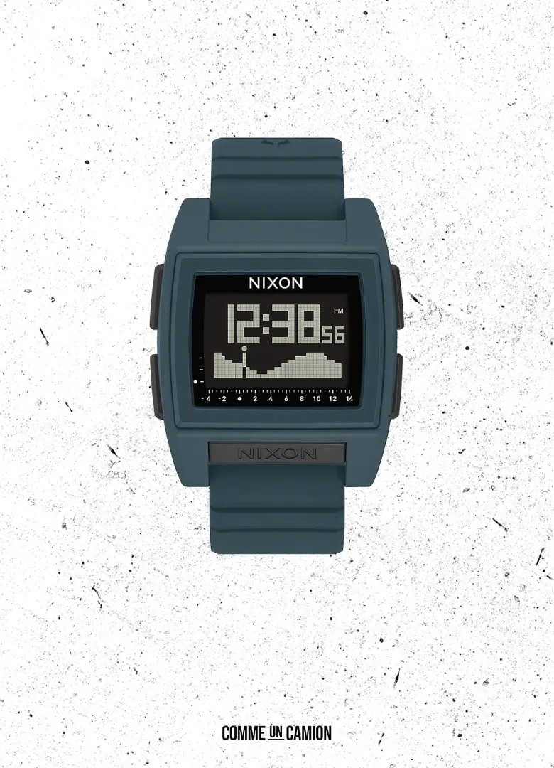 montre digitale homme nixon base tide pro