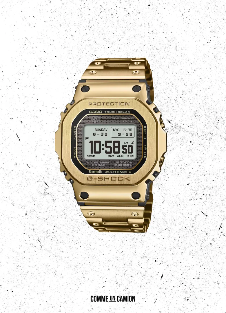 montre digitale or homme casio G-SHOCK GMW-BZ5000GD-9