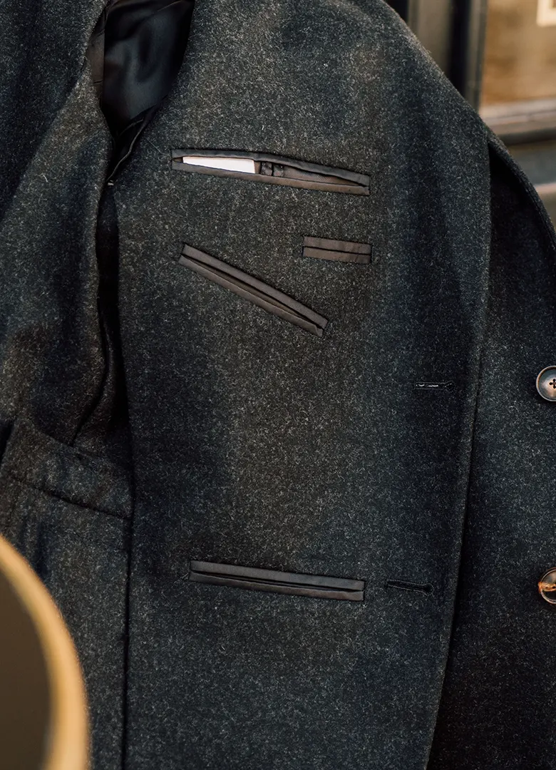 poche passepoilees veste costume