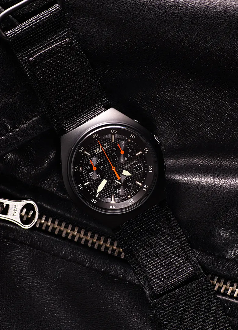 montre mat timer pro gspr reedition bracelet cordura