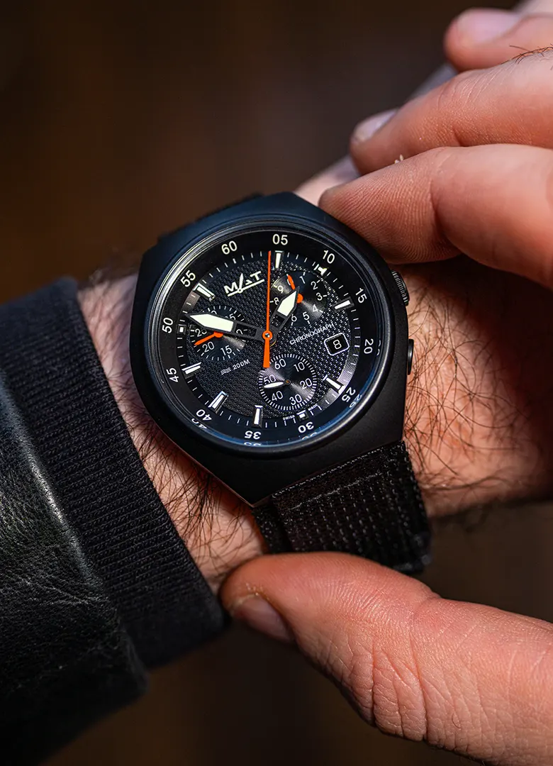 montre mat timer pro gspr reedition poignet