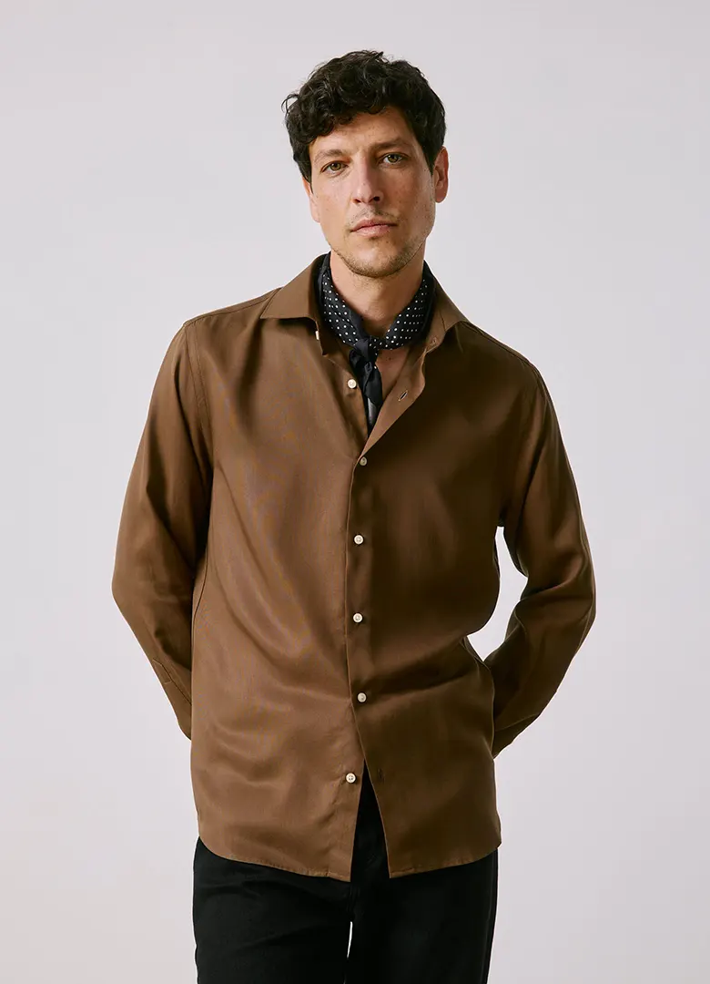 col italien chemise homme figaret paris