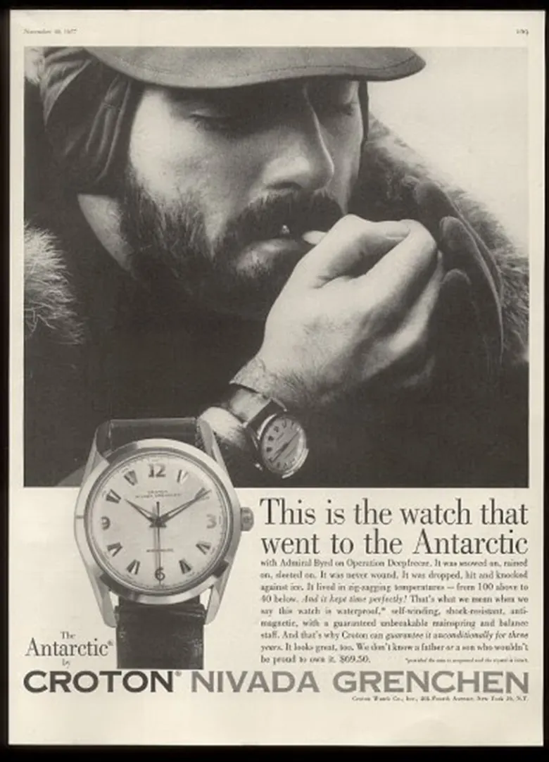 montre nivada grenchen antarctic deep freeze us navy