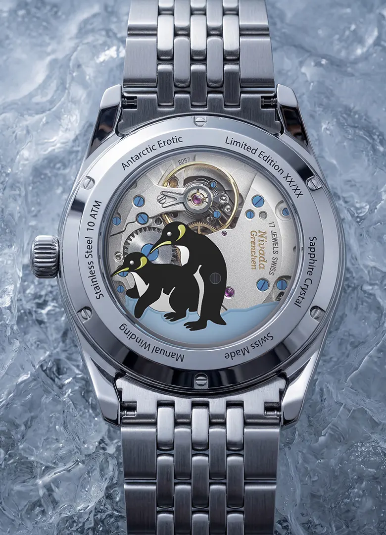 montre nivada grenchen antarctic erotic 38 mm tuxedo mouvement