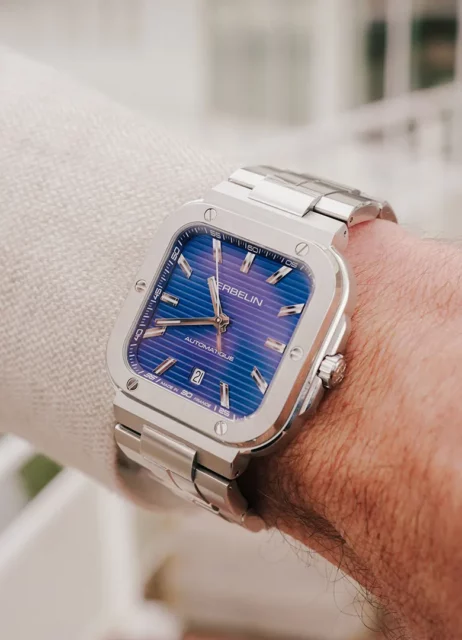 montre tenue mariage homme mer herbelin