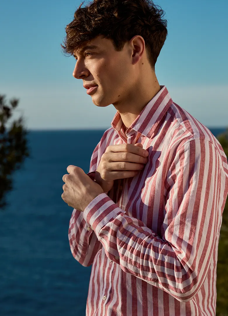 promotion chemises homme lin chambray bexley jours flash