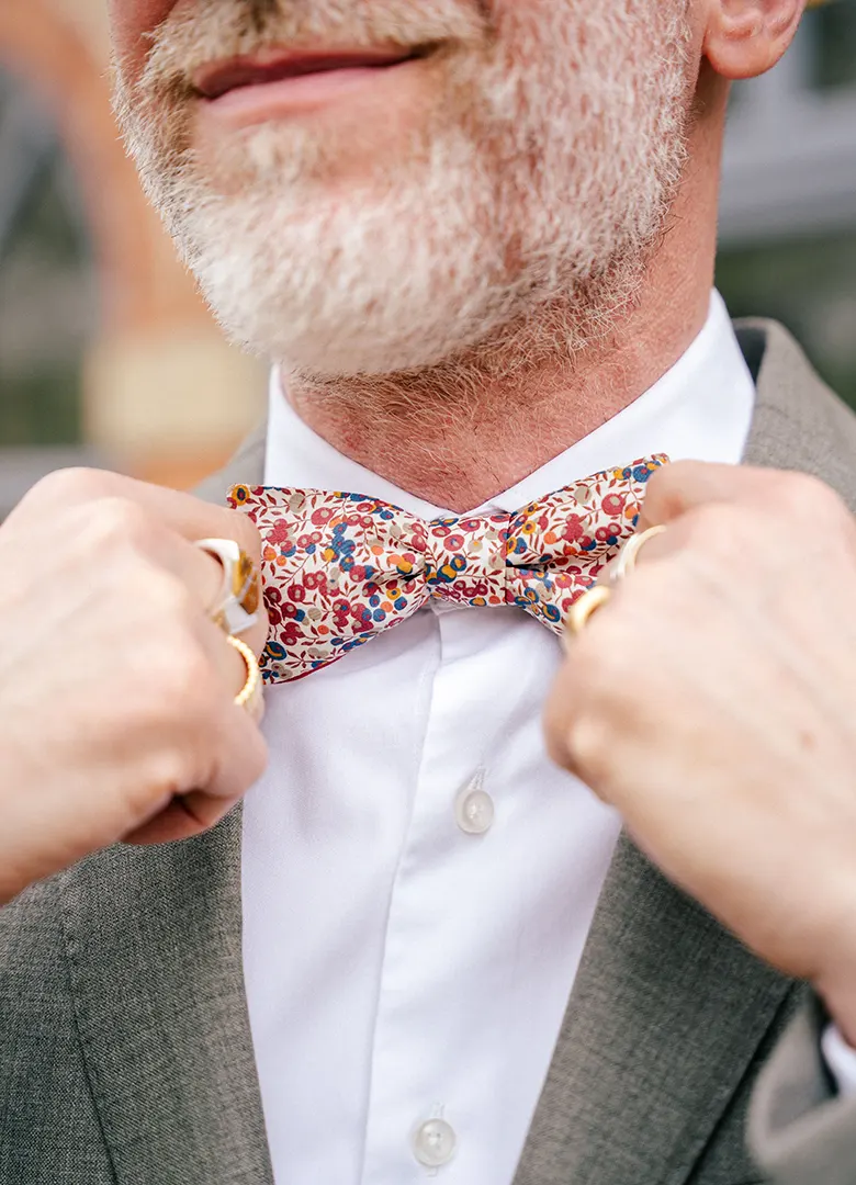 tenue mariage homme campagne noeud papillon liberty le colonel
