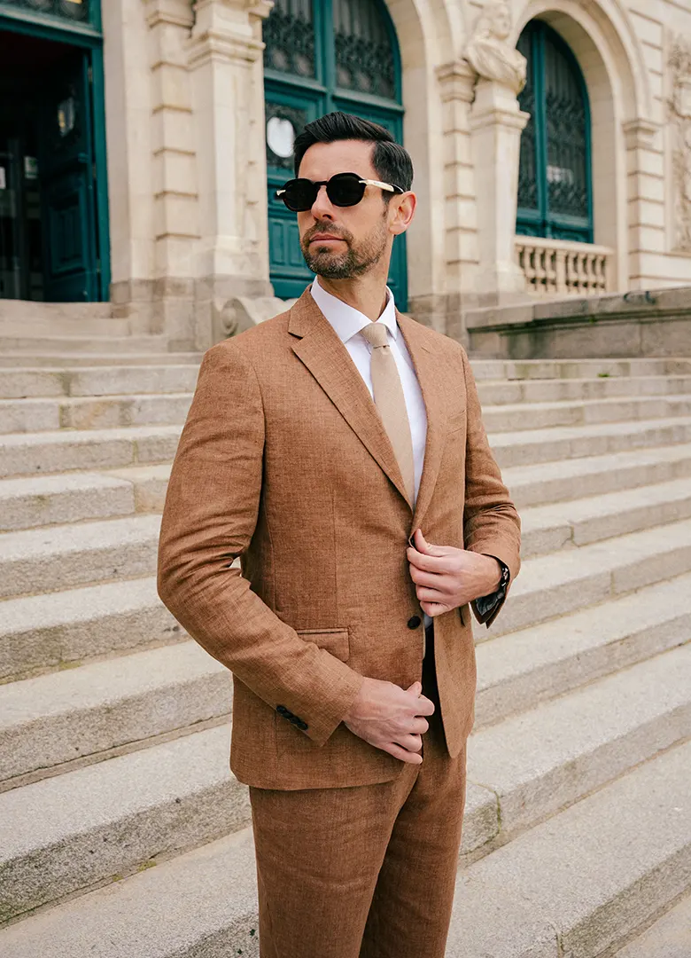 tenue mariage homme eglise ville costume octobre