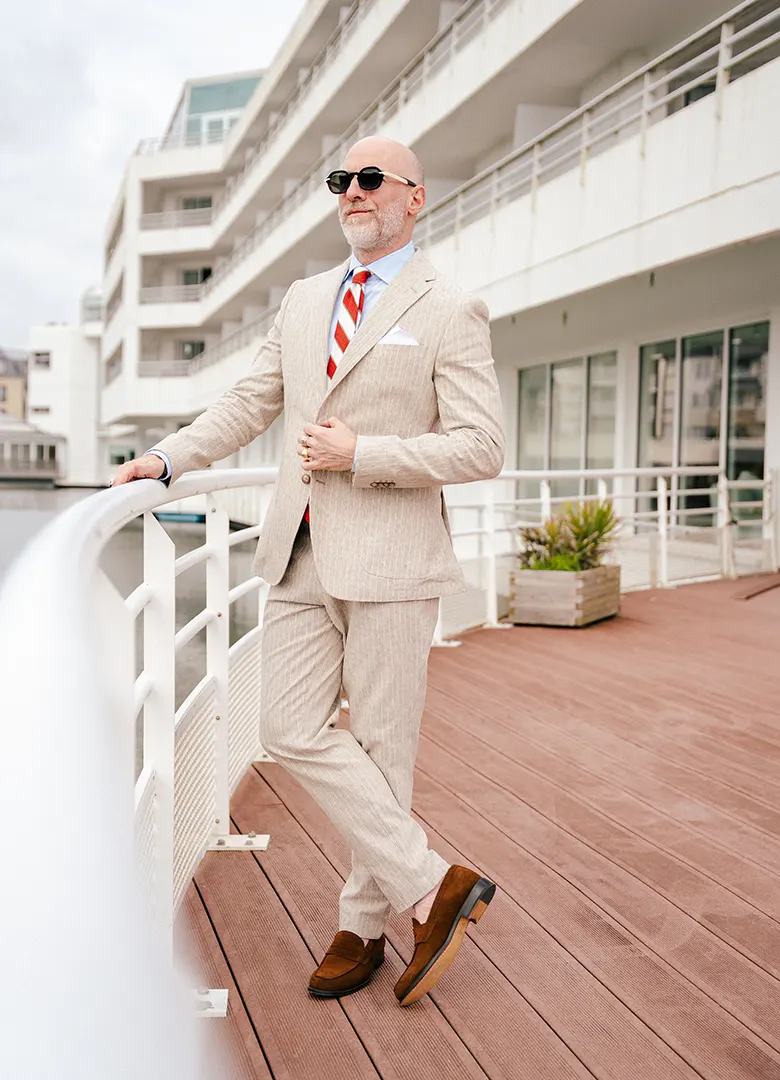 tenue mariage homme mer costume father et sons