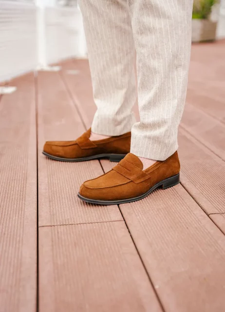tenue mariage homme mer mocassins bexley