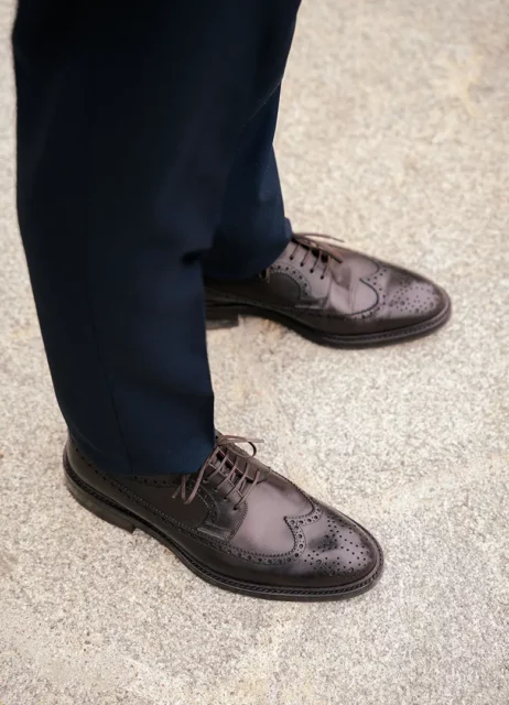 tenue mariage homme temoin eglise ville chaussures derbies septieme largeur