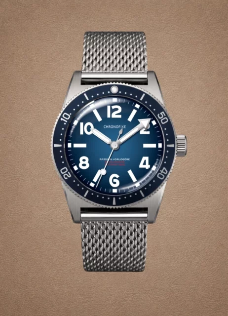 Chronofixe Passion Horlogere bracelet acier fond