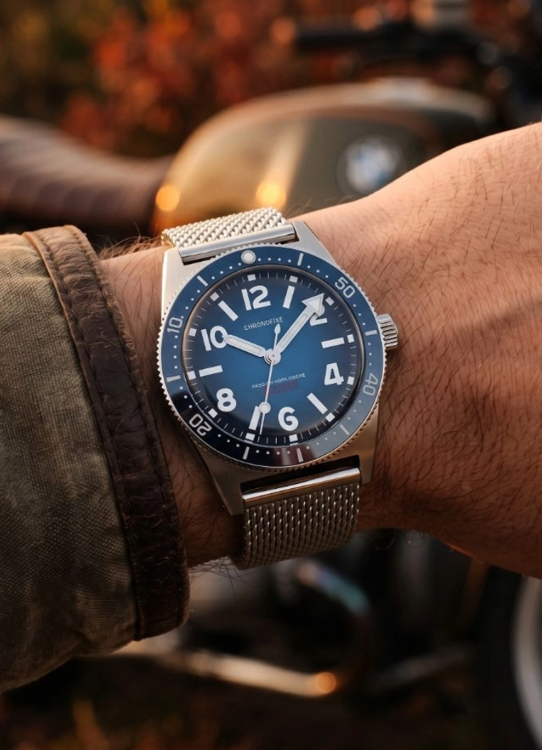 Chronofixe Passion Horlogere bracelet acier