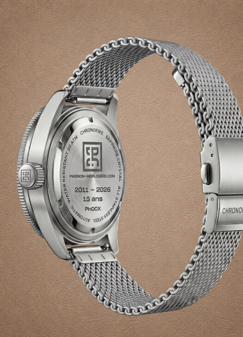 Chronofixe Passion Horlogere gravure