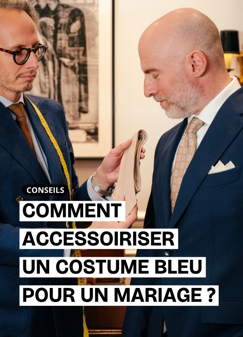 costume bleu mariage reel