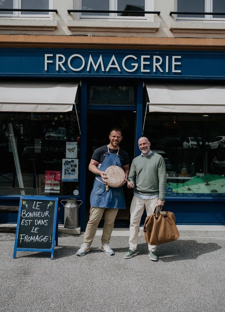 fromagerie bleu creme vitrine