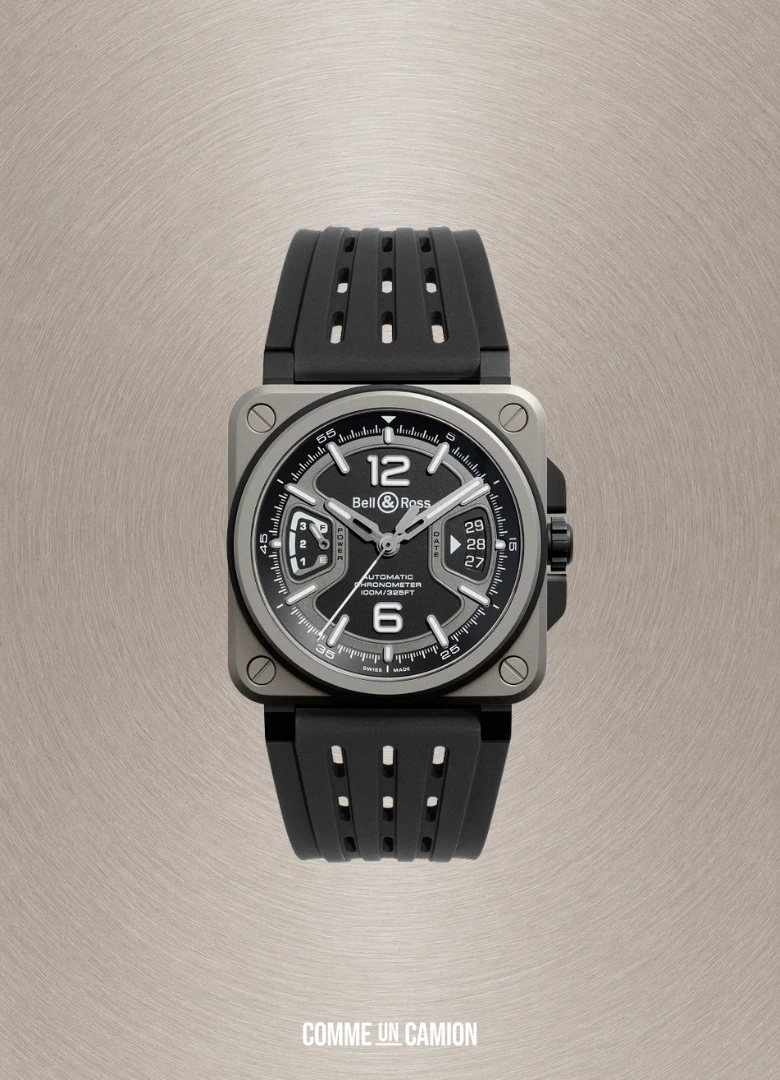 montre automobile homme bell & ross x defender rally