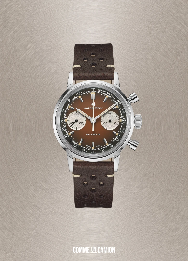 montre automobile homme hamilton american classic chronograph h