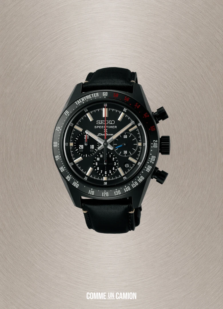 montre automobile homme seiko prospex speedtimer chronographe mécanique 240z edition limitée srq057