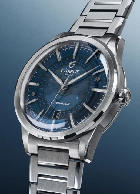montre charlie paris alliance bleu