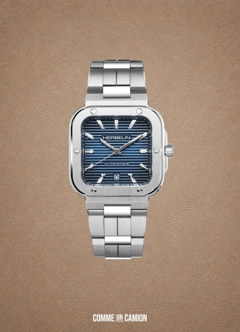 montres classiques homme herbelin cap camarat square automatique