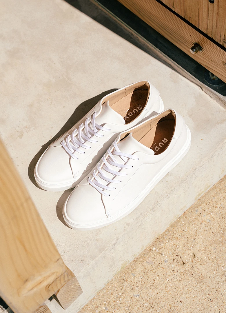 sneakers blanches homme rudys kooper test