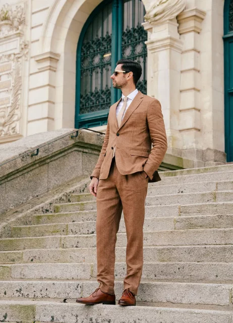 tenue mariage costume homme ville eglise