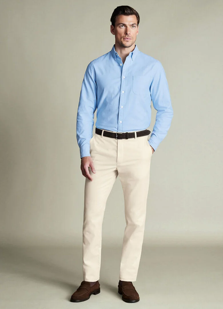Charles Tyrwhitt Pantalon Blanc