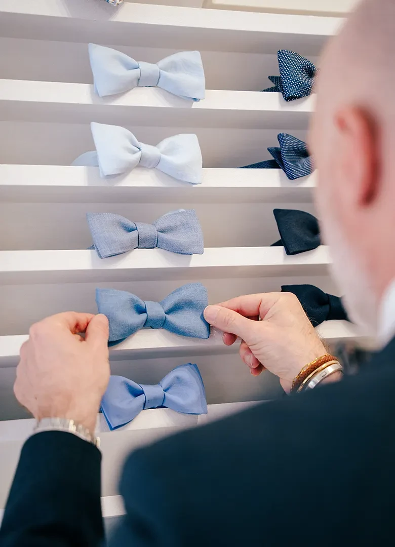 choix noeud papillon mariage bord de mer le colonel