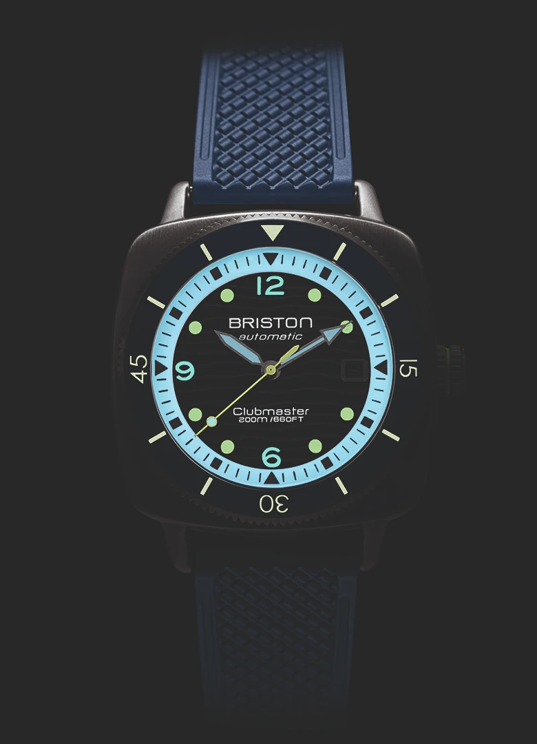 montre automatique briston clubmaster legend ocean luminescent