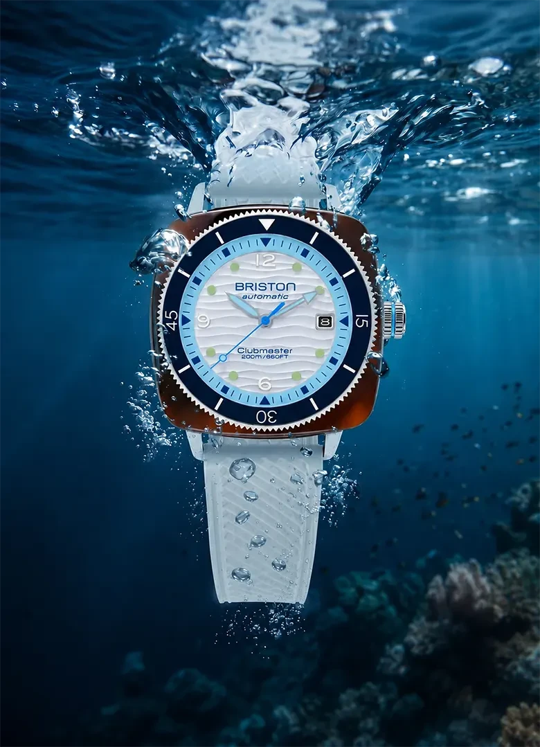 montre automatique clubmaster legend diver ocean blanc plongée