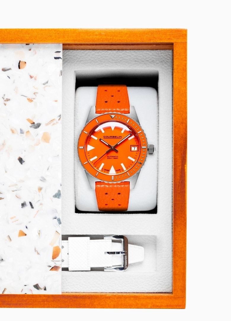 montre Courbelin corail