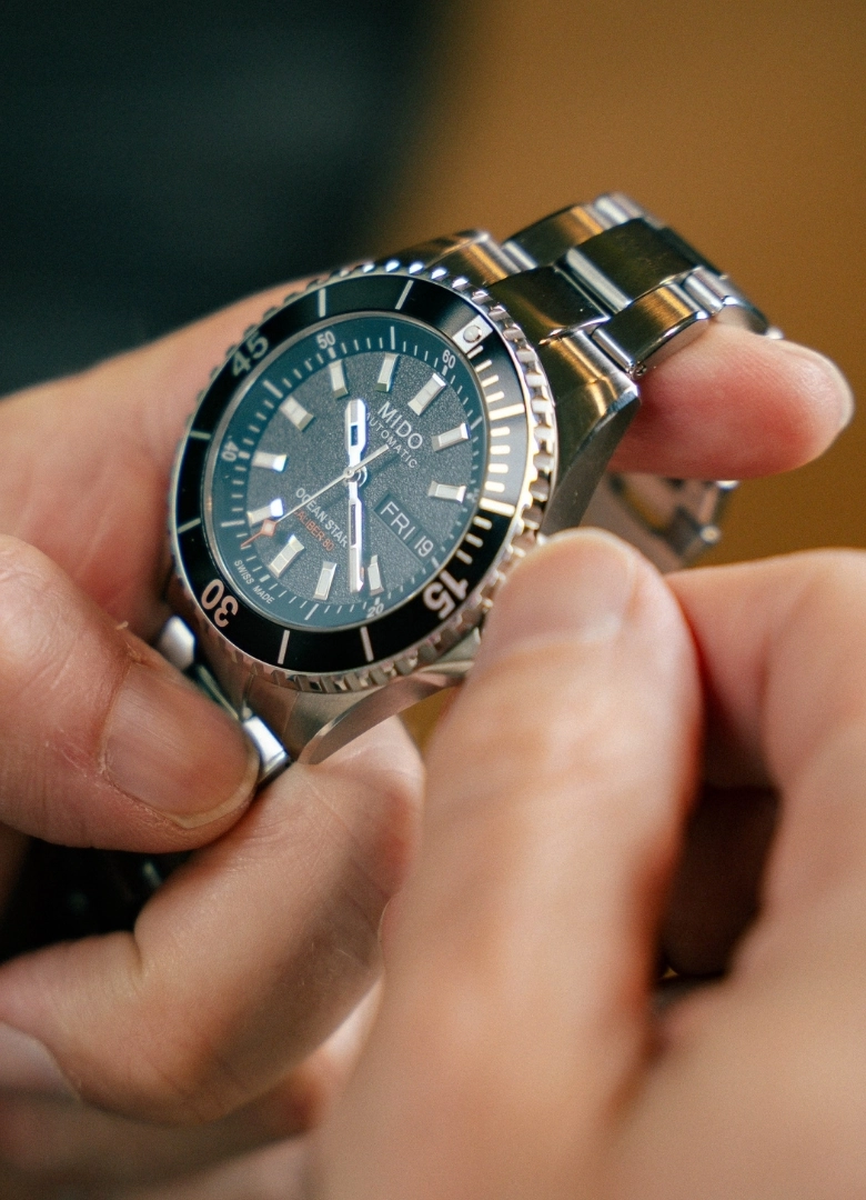 montre mido OS200 reglage